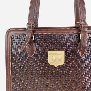 Barry Kieselstein-Cord Woven Leather Handbag